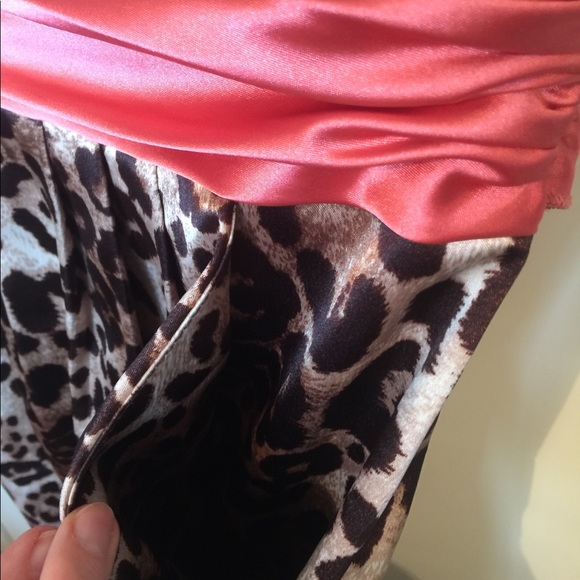 Speechless 11 strapless short dress with sash tie - Picture 3 of 10